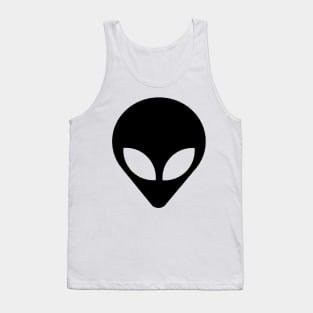 Black and White Alien Tank Top